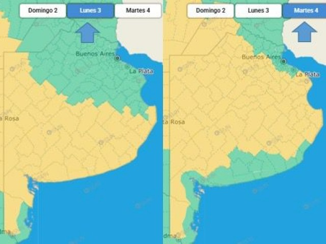 Rige alerta amarilla para gran parte de la Provincia